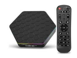 Yizhood T95z Plus - Caja de TV Android con 4 GB de RAM, 32 GB de ROM, 6K, Wifi dual, Bluetooth 5.0, color negro