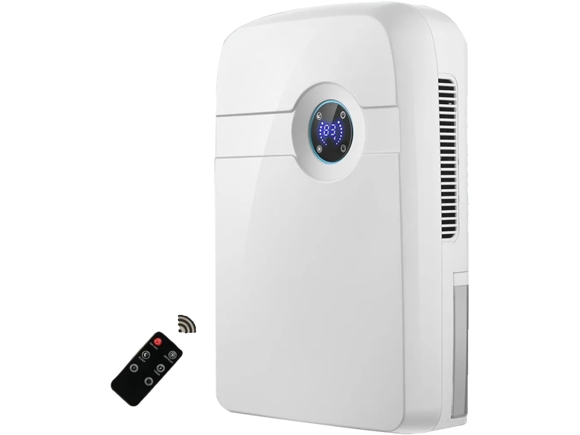 Deshumidificador, capacidad del tanque de 2,5 L, funcionamiento silencioso, OEM blanco