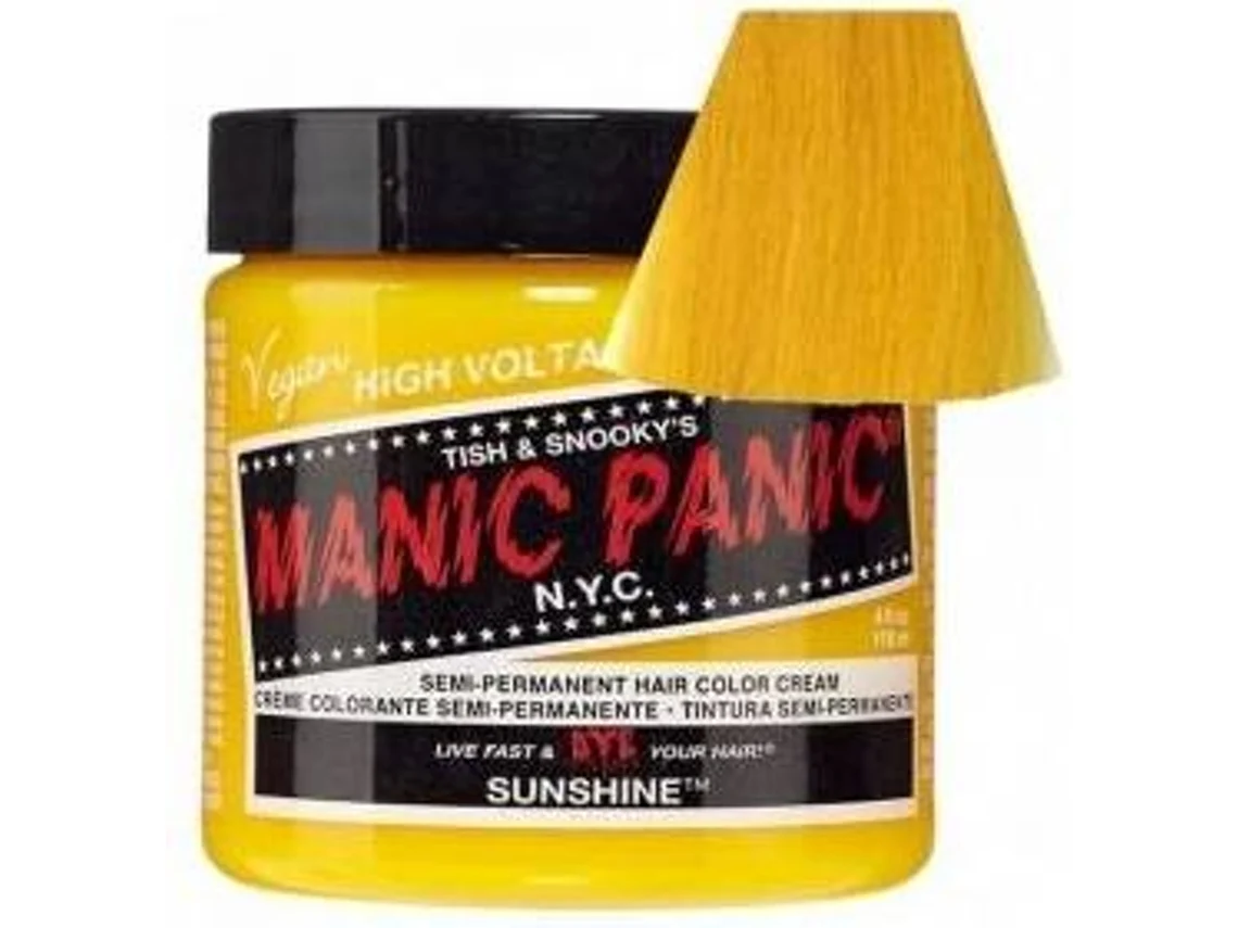 Crema de Coloración  Semi-Permanente MANIC PANIC Sunshine (118 ml)