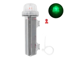 Ycy-luz De Advertencia Solar Con Interruptor Magnético Impermeable Para Construcción Barco Pesca Verde Destello