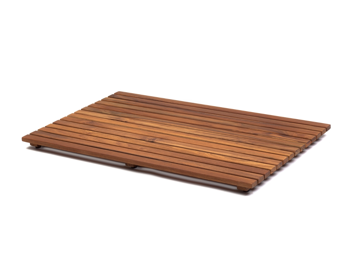 Rejilla de ducha de madera de teca Ol01345 Zenkooi 50x100cm