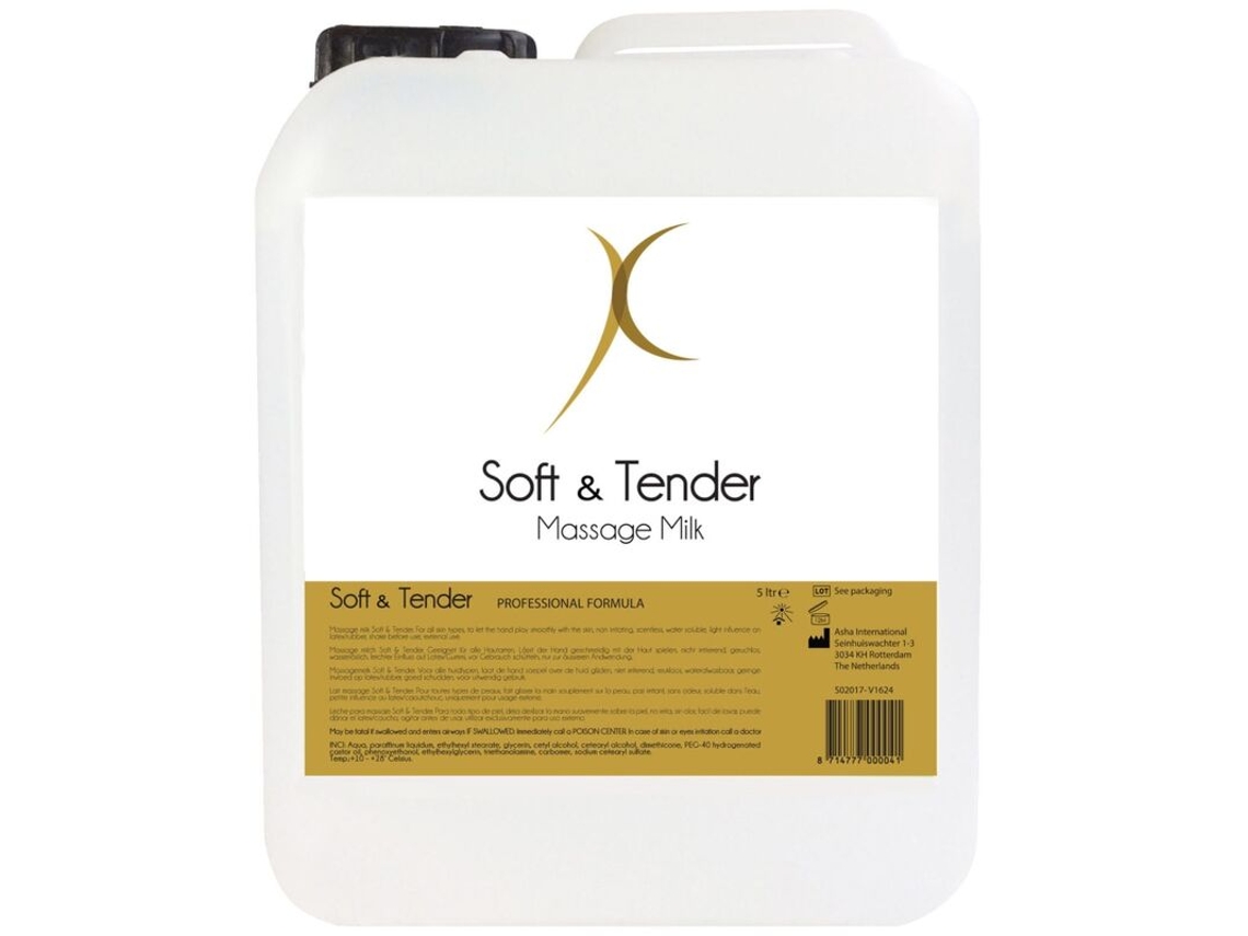 Crema Corporal SOFT AND TENDER Leche Suave para Masaje (5000 ml)
