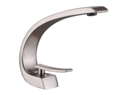 Grifo De Lavabo En Latón Níquel Cepillado Colección Eas