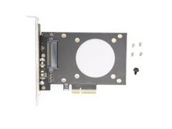 Cartão De Expansão Ssd Pcie X4 Para Nvme Com Design Oco Dissipação De Calor Compatível Com Windows Os X Linux