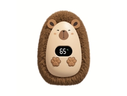 Calentador De Manos De Peluche Adorable: 3 Niveles De Temperatura Con Pantalla Digital, Un Regalo Encantador. Bajo Consumo De Energía. Ideal