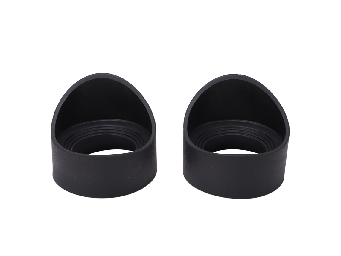 Ocular de goma plegable para microscopio, protector ocular para microscopios