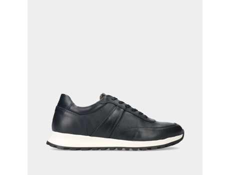 Zapatilla En Cuero Con Cordón US 39