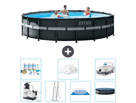 Piscina Tubular INTEX 26330GN-CB45 (26423 L - 549x132cm)