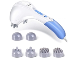 Masajeador Eléctrico De Espalda Con Cabezales Dobles Para Un Masaje Profundo De Cuerpo Completo, Cuello, Hombros Y Cabeza Wnh