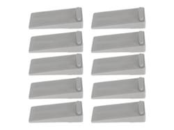 10 Piezas Tope De Puerta Antideslizante Apilable Flexible A Prueba De Viento Tpr Para Hogar Escuela Oficina Tipo 1