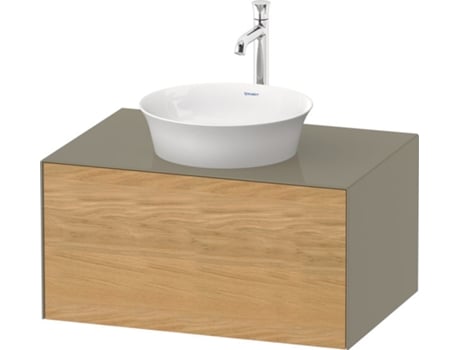 DURAVIT Tulip blanco, mueble de baño montado en la pared, ancho 800 x profundidad 550mm, con 1 extractor, con tecnología de punta, WT49750