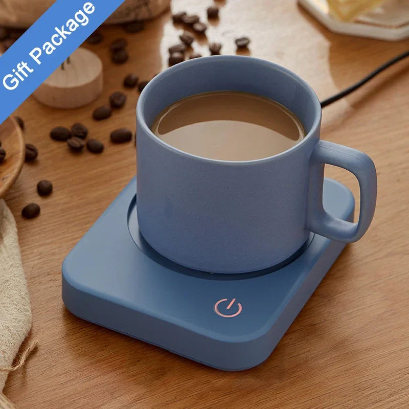 (conjunto De Xícaras Azuis) Aquecedor De Xícaras De Café Inteligente, Ideal Para Escritório E Casa