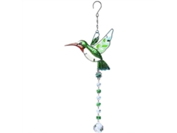 Colgante atrapasol de colibrí de cristal, decoración para interiores y exteriores, regalo de jardín Kofihety
