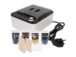 Kit De Depilación Con Máquina De Calentar Cera 8 Piezas Cera Sólida Para Hombres Y Mujeres Plug Eu 220v