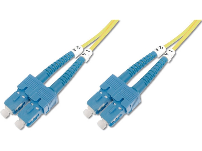 Cable Fibra Óptica DIGITUS (2 m - Amarillo)
