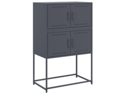 Maison Exclusive - Aparador De Acero Gris Antracita 68,5x38,5x107 Cm