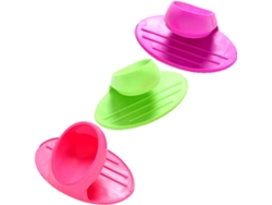 Pinzas Juego 3 De Silicona Aislantes Para