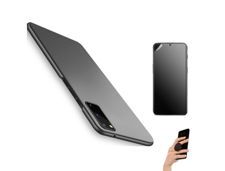 Carcasa + Protector + Popsocket Xiaomi Poco M3 Pro 5G Turtleshell Negro