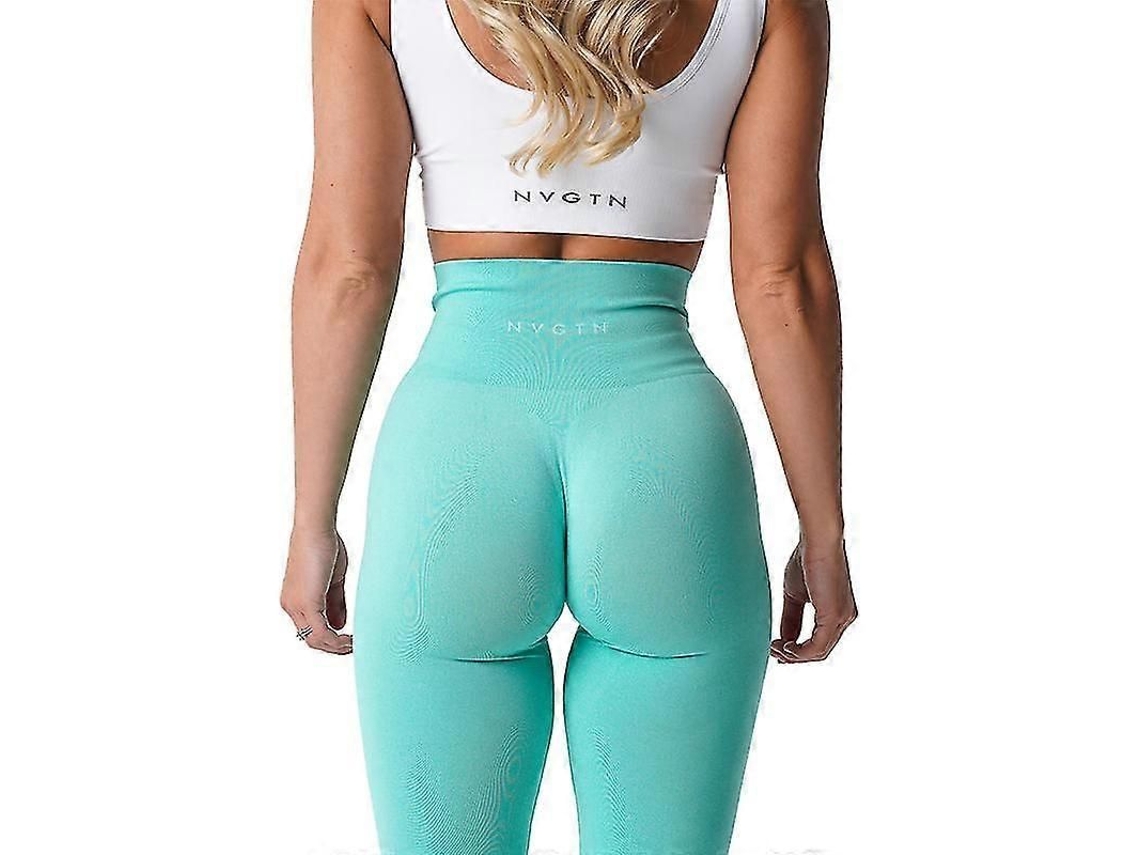 Leggings Sin Costuras, Bragas Nvgtn, Ropa Deportiva Elástica Y Transpirable Para Mujer Que Realza Los Glúteos.