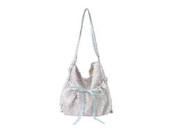 Mochila convertible contemporánea con estampado floral para estudiantes, correa de hombro ajustable, tejido de nylon, bolso cruzado.