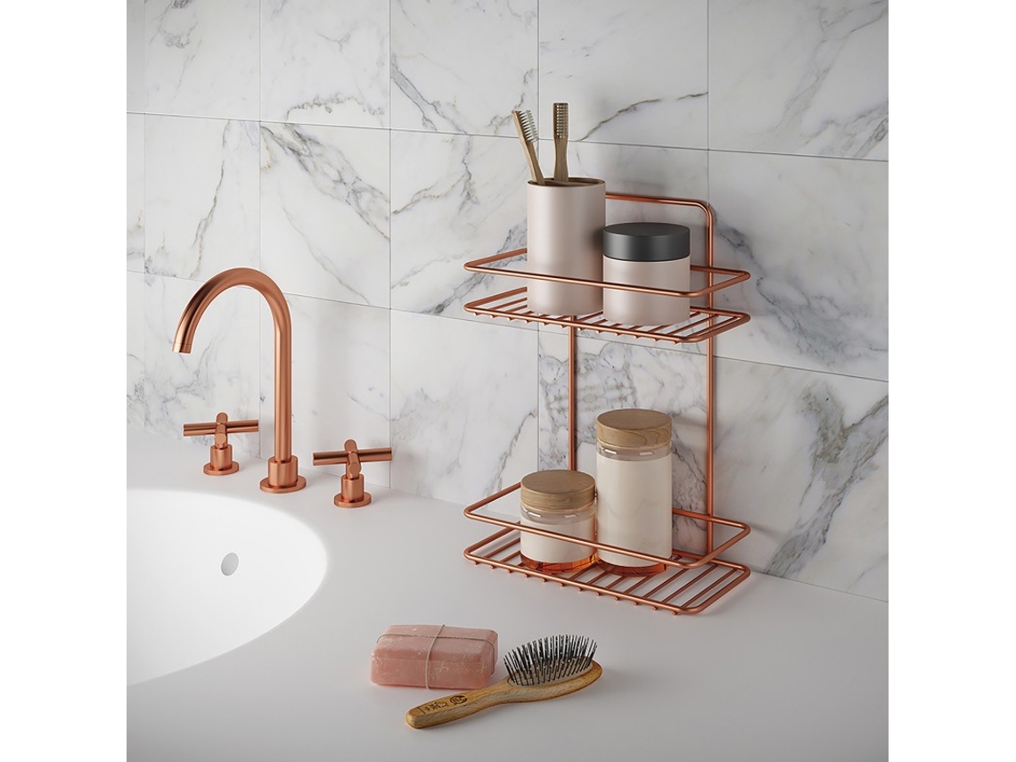 Estante METALTEX 2 Niveles Serie Reflex Recubrimiento Exclusivo Polytherm
