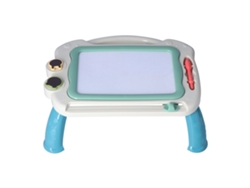 Ats-pizarra Magnética Para Niños Con Patsas, Mesa De Dibujo Y Escritura Colorida, Ideal Para Niños De +3 Años, Color Gris Verde