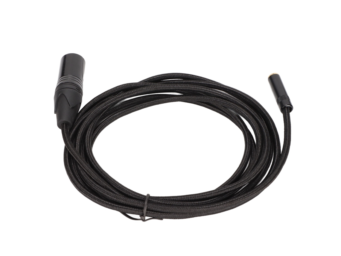 Cable De Aleación De Aluminio Con Conector Hembra De 3,5 Mm A Conector Macho Xlr De 3 Pines Para Mezclador, Amplificador Y Micrófono.