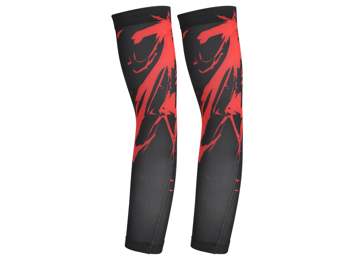 2026-mangas De Brazo Deportivas Unisex Para Deporte Al Aire Libre, Transpirables, Protección Uv, Talla Xl, Color Negro Totem