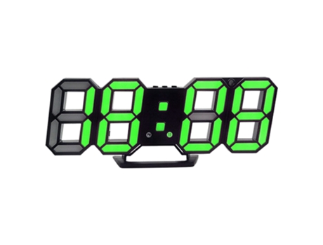 Reloj digital 3D LED despertador reloj de pared digital reloj estéreo