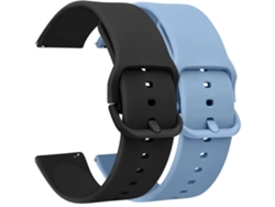 Kit 2 Correas Vivatone para Xiaomi Watch S1 Active Negra y Azul