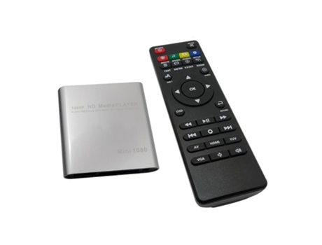 Reproductor de video multimedia Full HD Hdd 1080P con puerto USB Hdmi Vga Av