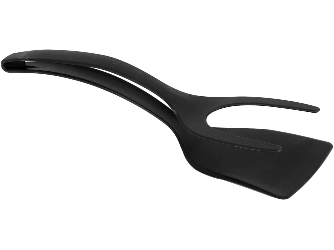Espátula De Silicona Flexible, Volteador Sólido Y Ranurado, Utensilio De Cocina Multiusos.