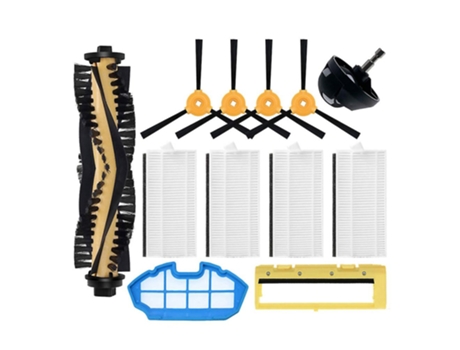 12pcs para cecotec conga 990 5040 eufy hepa filtro principal escova de rolo
