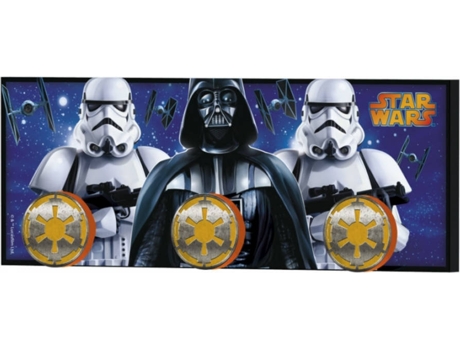 Perchero de Pared STAR WARS 62325 (Melamina - 40x15x8 cm)