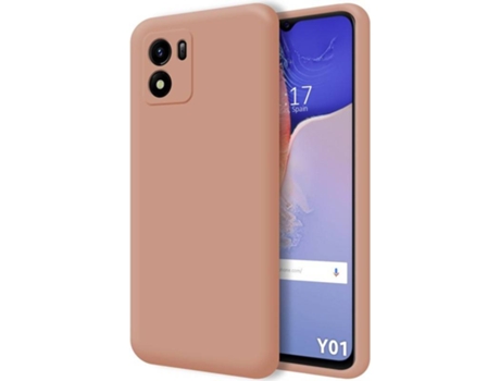 Carcasa para Vivo Y01 TUMUNDOSMARTPHONE Silicona Líquida Rosa