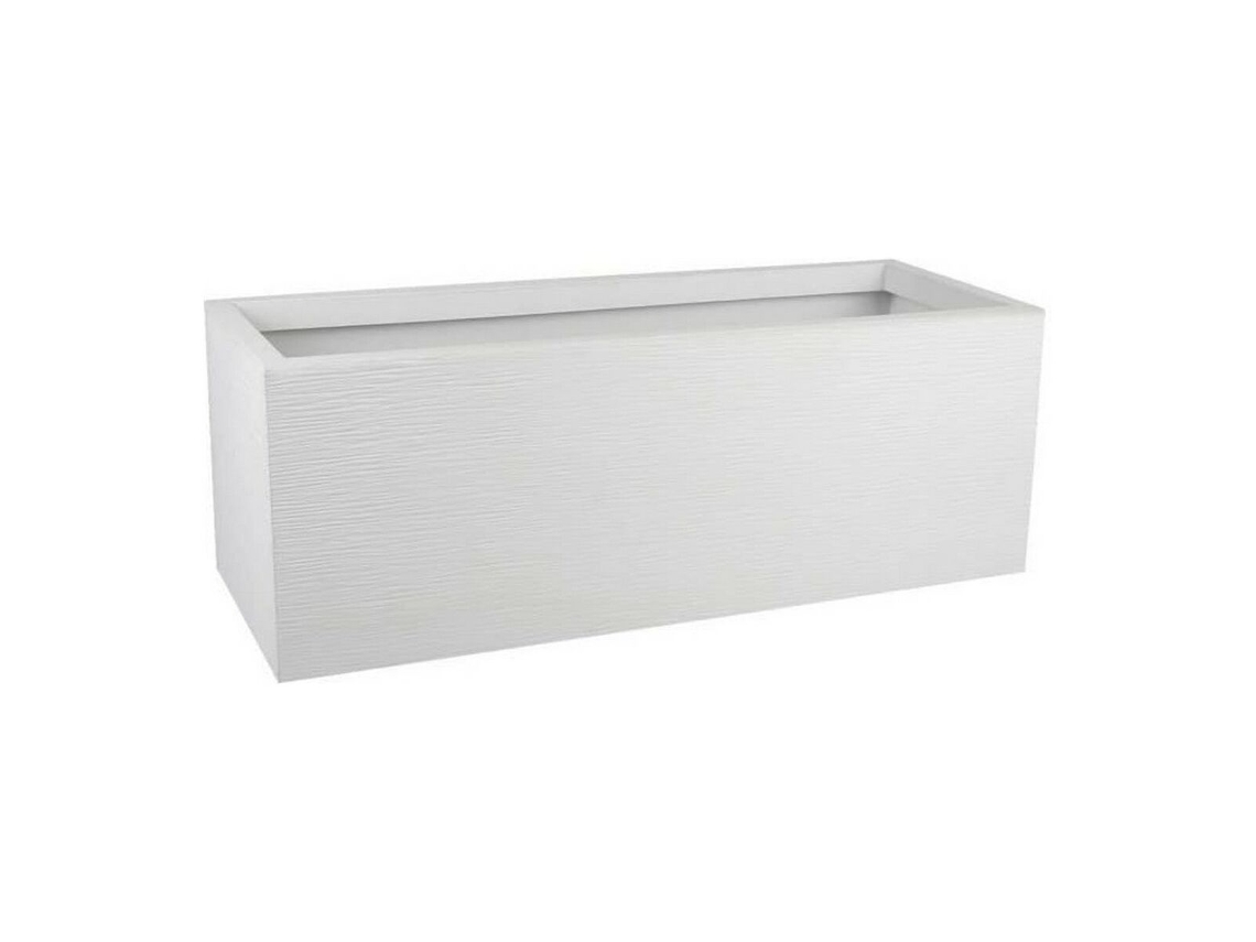 Macetero EDA Graphit Up Rectangular 79,5 x 29,5 x 29,5 cm Blanco