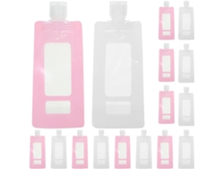 20 Sobres De Loción De Fondo Plano De 90 Ml En Pet Pa Pe, Bolsas Vacías A Prueba De Fugas Para Champú, Para Viajes.