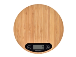 Báscula de cocina de madera con pantalla LCD / Capacidad máxima de carga 5 kg PAPRIKA
