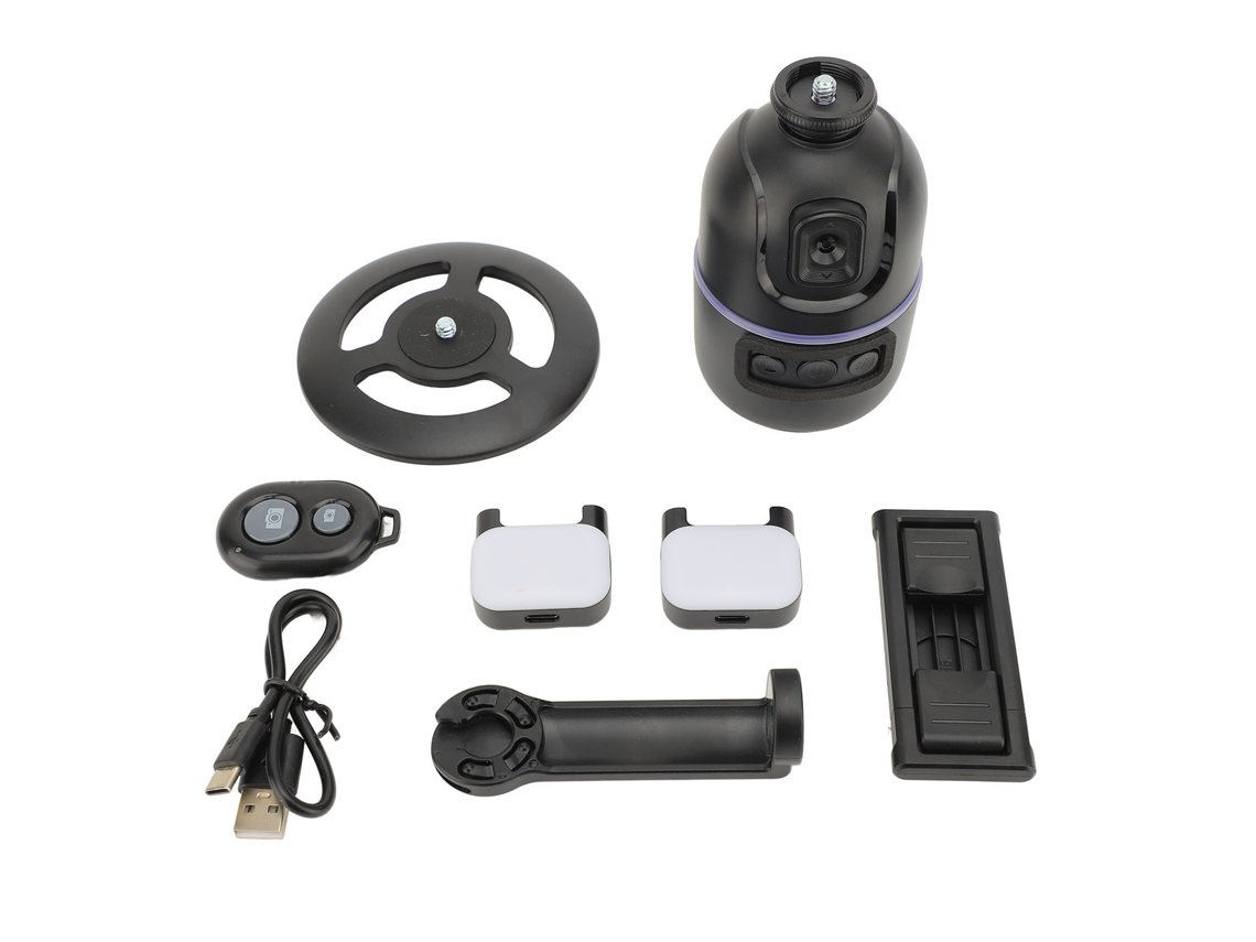 Soporte Rotatorio De Cámara Para Teléfono Con Trípode 360 Y Control Remoto Para Streaming En Vivo Selfie Video