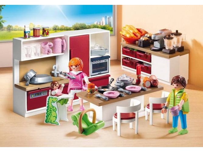 PLAYMOBIL City Life: Cocina 9269 (Edad Mínima: 4 - 102 Piezas)