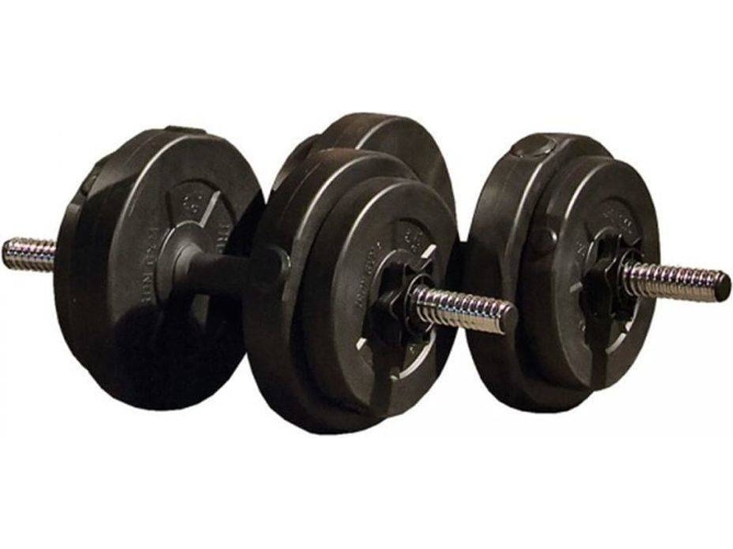 Conjunto De 2 mancuernas iron ajustables 15 kg irg031