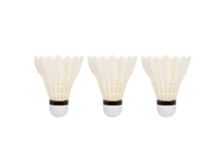 3pcs Plumas De Pato Shuttlecocks Badminton Entrenamiento Anti-viento Para Deportes Al Aire Libre (blanco)