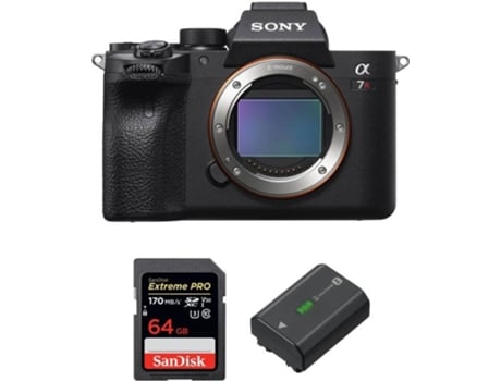 Kit Cámara SONY ALPHA 7R IV + SanDisk 64 GB + Batería (Full-Frame)