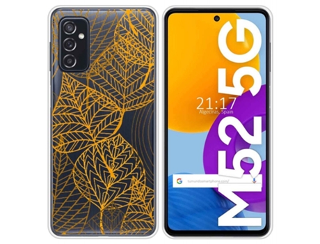Carcasa Samsung Galaxy M52 5G TUMUNDOSMARTPHONE Dibujos Transparente Multicolor