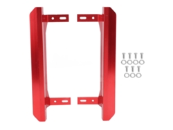 Pedal Lateral De Aluminio Para Coche Rc Todoterreno A Escala 1/10, Resistente A La Oxidación Y Al Desgaste, Color Rojo.