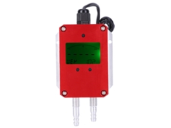 Sensor De Presión De Aire Transmisor Lcd Inteligente Dc 24v 4-20ma Para Ventilación±500pa