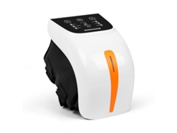 Masajeador de rodilla MDUG naranja y blanco, almohadilla vibratoria con función de calor, masajeador de rodilla