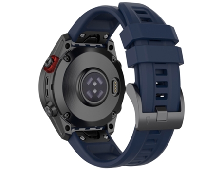 Correa de Silicona liberación rápida 26mm para Garmin Fenix 7X/7X Solar/6X/6X Pro/TACTIX 7 - azul medianoche