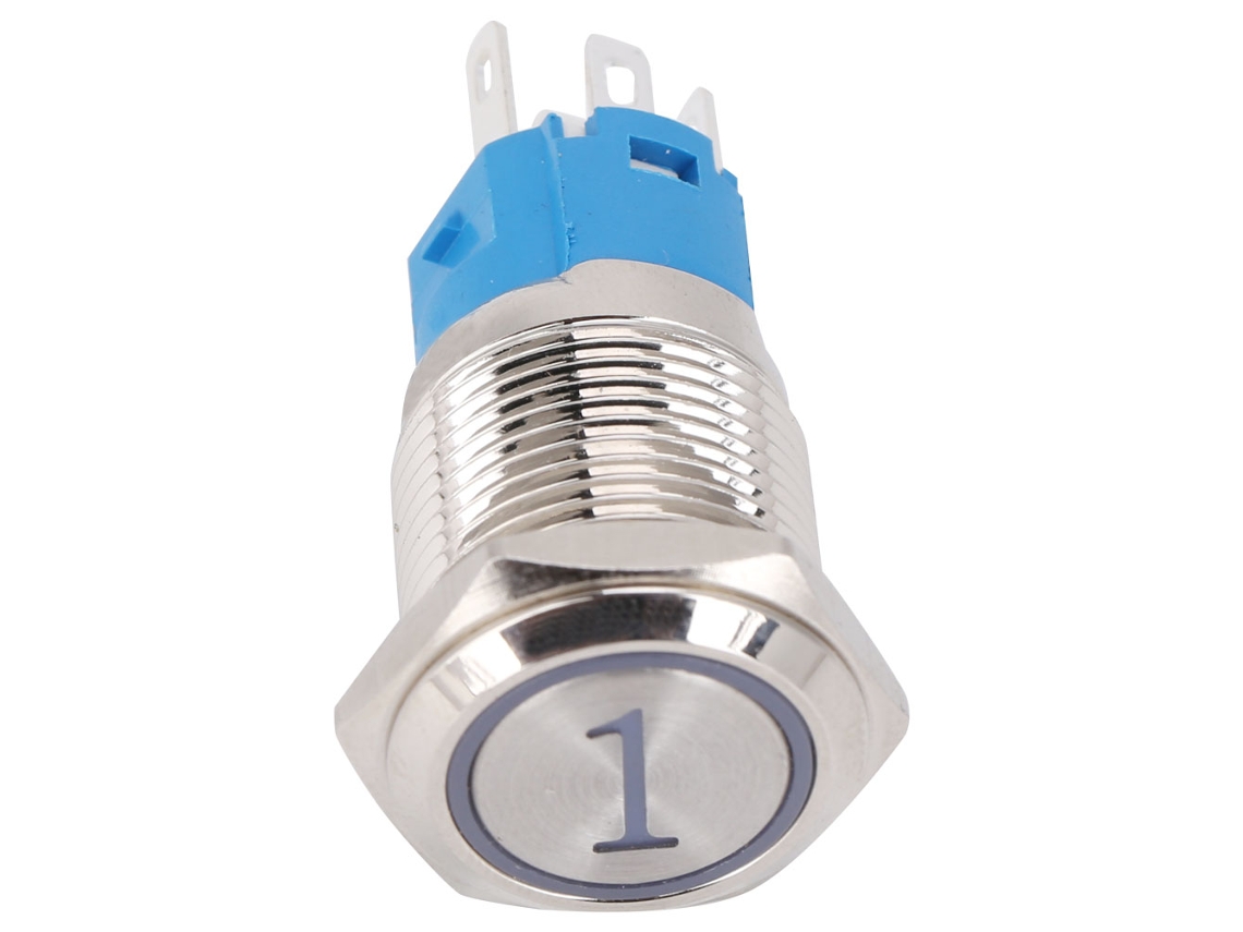 Pulsador momentáneo con LED 220 V CA