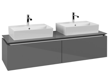 Mueble de tocador Villeroy &amp Boch Legato B676 1600x380x500mm 2 lavabos